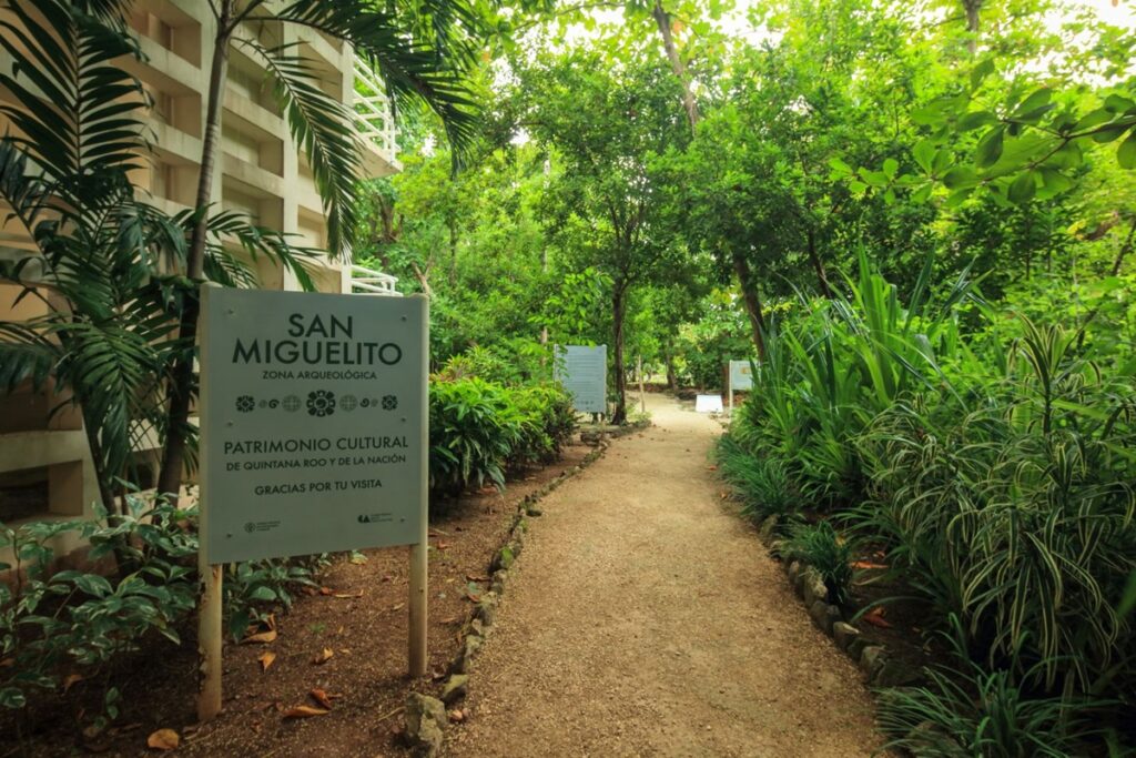 Preservan arte prehispánico en Cancún estabilizan mural en zona arqueológica de San Miguelito