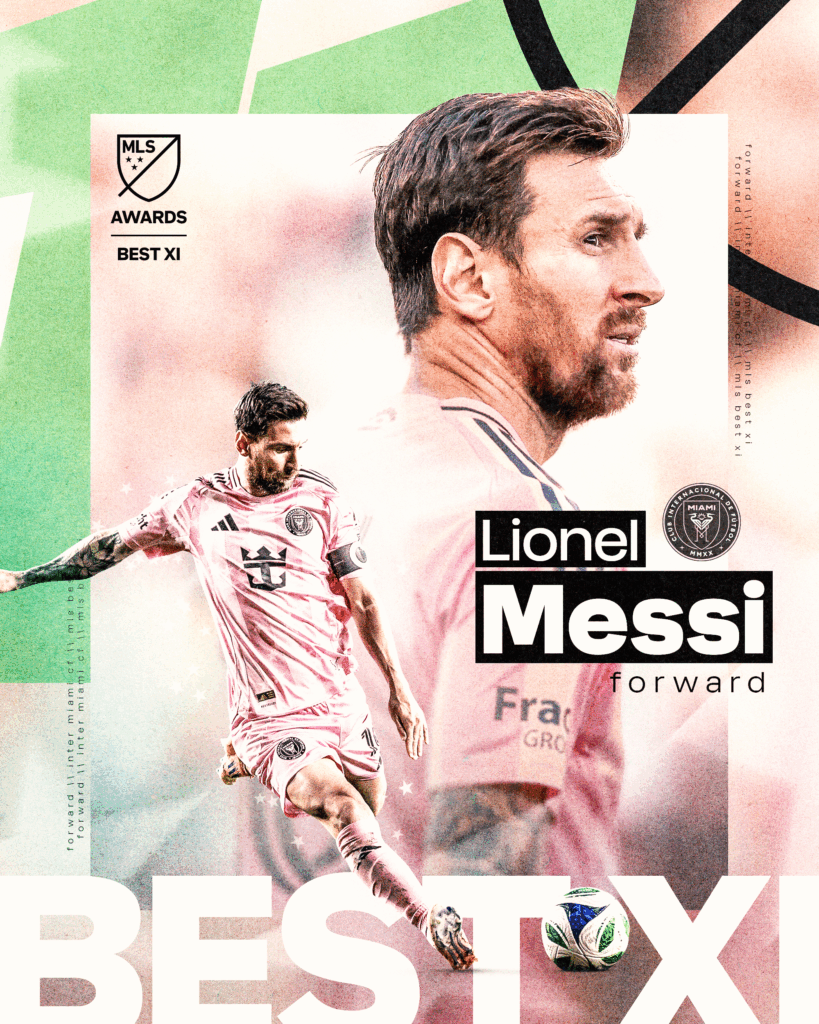 MLS Best XI 2025 Messi, Bouanga y Dreyer lideran el equipo ideal de la temporada 