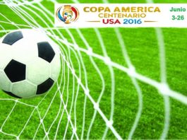 Soccer Ball Background - Copa America 2016