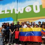 El mural no solo refleja los aspectos con los que se identifican los venezolanos en Los Ángeles también de otros países de Latinoamérica (Foto: Hispano Press).