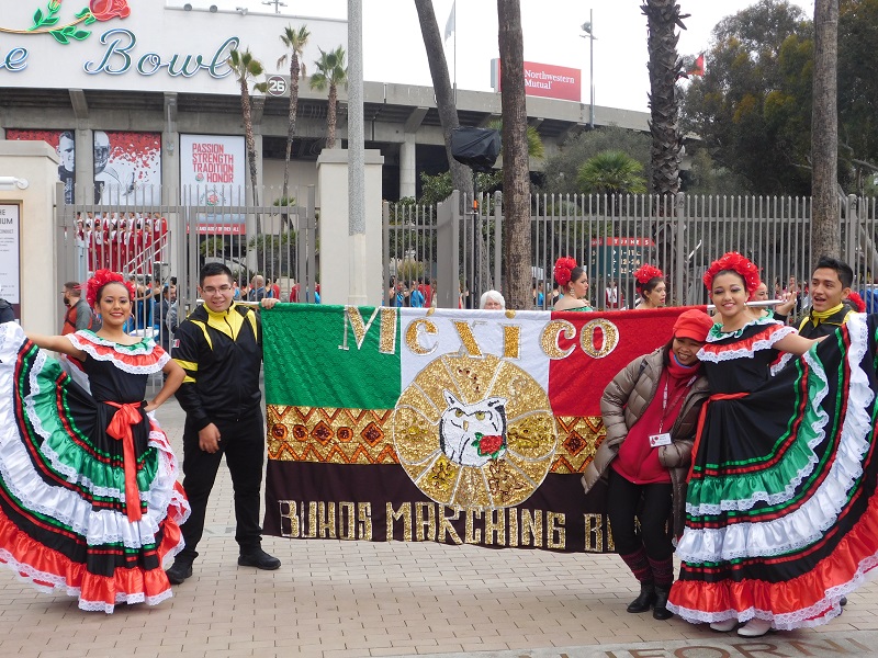 Una banda musical con mucho orgullo latino