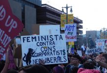 Marcha de las mujeres toman las calles de Los Ángeles