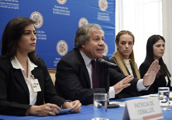 Almagro promete dar voz a las ONG de Venezuela mientras lidere la OEA