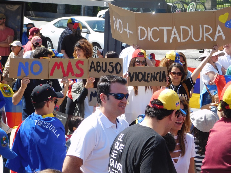 Galeria Venezolanos en Los Angeles dijeron presente en protesta mundial