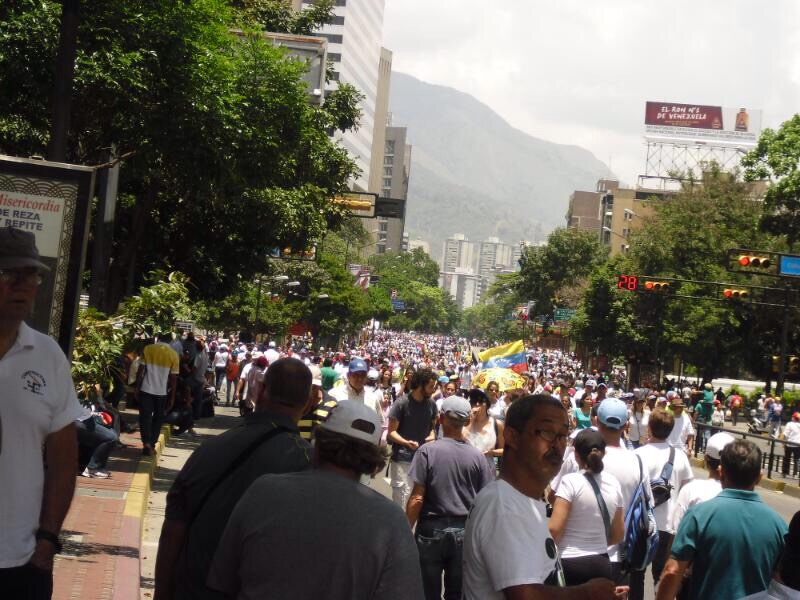 Jornada violenta en protesta de oposición venezolana