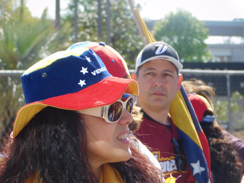 Venezolanos en Los Angeles dijeron presente en protesta mundial