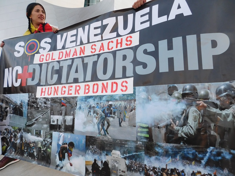 Vigilia por los caídos en manifestaciones venezolanas