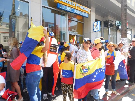 Venezolanos en LA protestaron en contra de la Constituyente