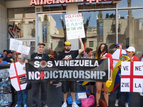 Venezolanos en LA protestaron en contra de la Constituyente