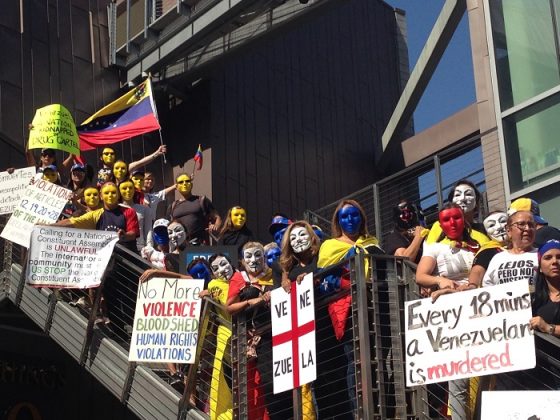 Venezolanos en LA protestaron en contra de la Constituyente