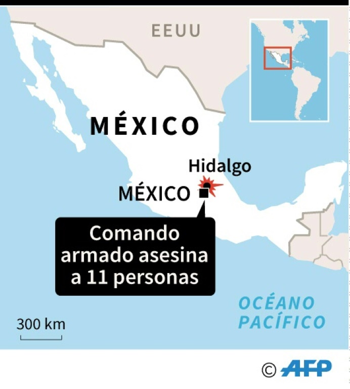Un comando asesina a 11 personas durante una fiesta infantil en México