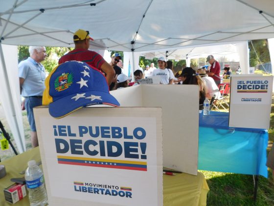 Venezolanos en Los Angeles rechazaron masivamente a la constituyente