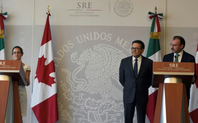 EEUU, México y Canadá listos para renegociar el polémico TLCAN