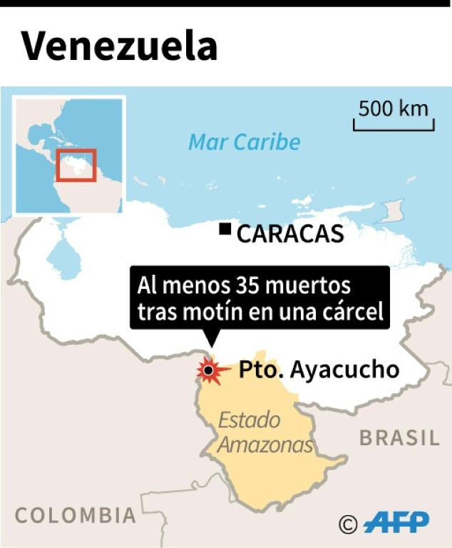 Un motín en una cárcel del sur de Venezuela deja al menos 37 muertos piden investigacion