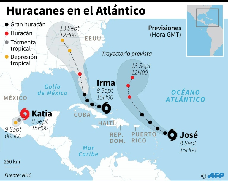 Irma toca tierra en Cuba con máxima fuerza, mientras Florida ordena evacuar