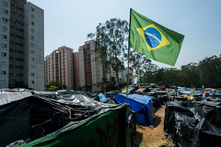 Un campamento con miles de sin techo retrata la crisis habitacional de Brasil