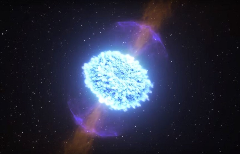NASA captura la primera luz de un evento de onda gravitacional