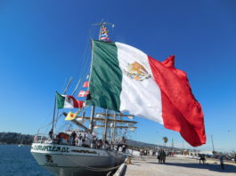 Visita del Buque Escuela Cuauhtémoc a Los Ángeles