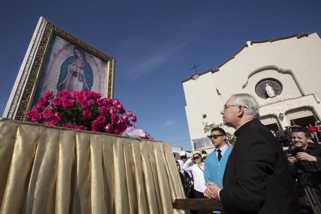 Procesión anual en honor a la Virgen de Guadalupe