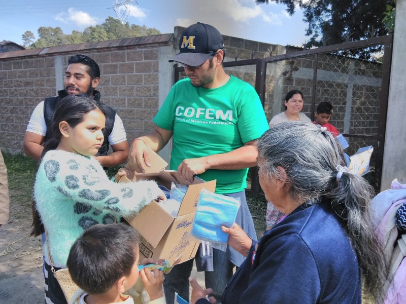COFEM se solidariza con los afectados por los terremotos en México