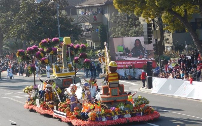 Desfile de las Rosas con un toque panameño