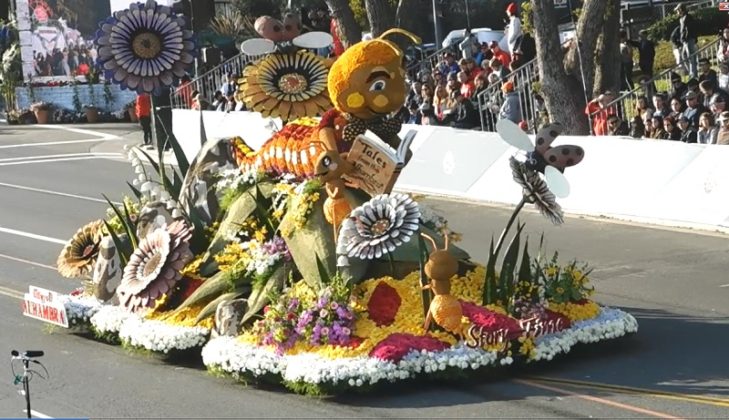 Desfile de las Rosas con un toque panameño