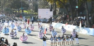 Un toque panameño en el Desfile de las Rosas