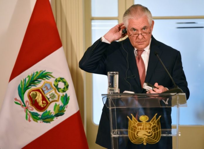 Venezuela y la cumbre de las Américas centra visita de Tillerson a Perú