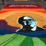 Representacion de el via Crusi de Monsenor Romero en Semana Santa - Los Angeles California