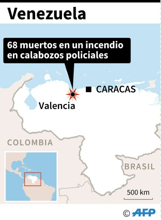 Cólera y dolor tras muerte de 68 personas en motín de calabozos de Venezuela 