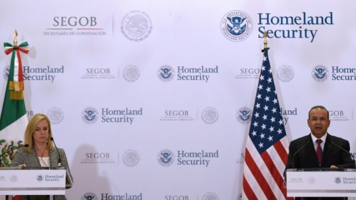 La secretaria de Seguridad Interior de EEUU visita México para reforzar lazos