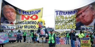 Trump discute con el Pentágono la financiación del muro fronterizo / AFP