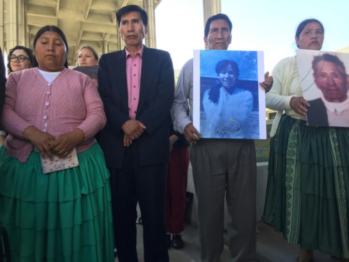 Indígenas aymara ganan millonario caso en EEUU contra expresidente boliviano