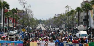 Integrantes de la caravana de migrantes centroamericanos pedirán asilo en EEUU / AFP