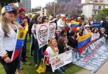 Diáspora venezolana en Los Ángeles pide justicia por Venezuela