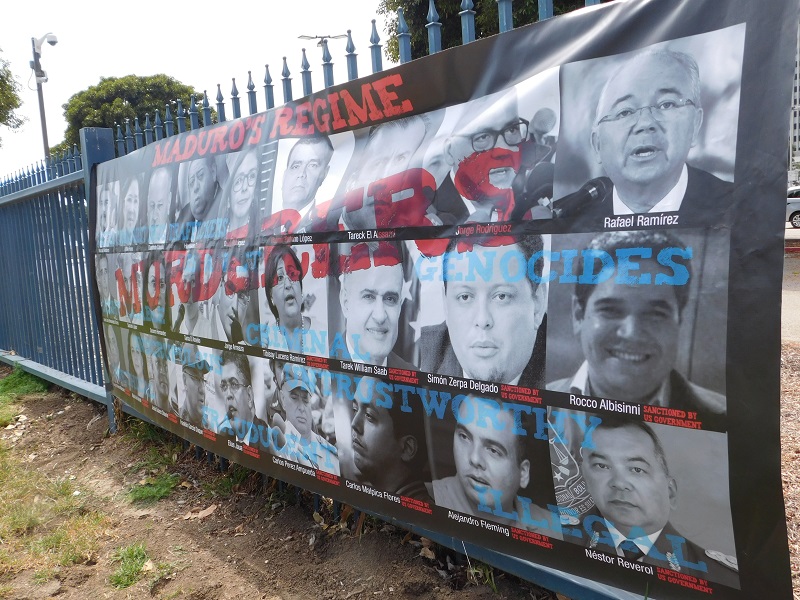 Diáspora venezolana en Los Ángeles pide justicia por Venezuela y su régimen