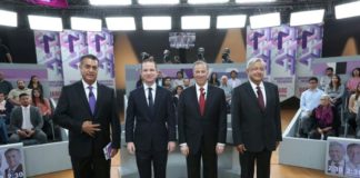 Trump en el centro de debate de candidatos presidenciales de México
