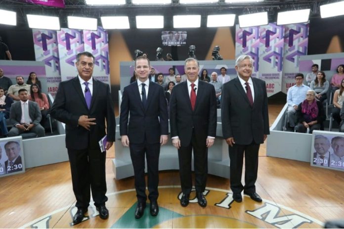 Trump en el centro de debate de candidatos presidenciales de México