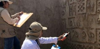 La ciudadela prehispánica de Chan Chan en Perú devela murales milenarios