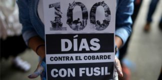 Estudiantes conmemoran 100 días de protestas contra el gobierno en Nicaragua