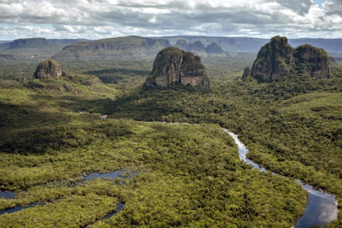 Parque Nacional de Chiribiquete de Colombia, declarado Patrimonio de la Humanidad