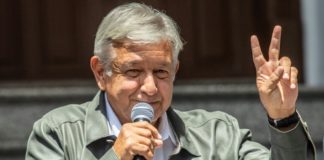 El presidente electo de México, el izquierdista Andrés Manuel López Obrador, el 23 de julio de 2018 en conferencia de prensa en Ciudad de México © AFP Pedro PARDO