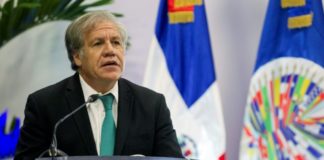 El secretario general de la OEA, Luis Almagro, el 28 de agosto de 2018 en Santo Domingo © afp/AFP Erika SANTELICES