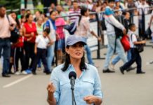 Embajadora de EEUU ante la ONU pide condena regional más fuerte contra Maduro