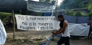 Pobladores frenan la construcción de una hidroeléctrica en Honduras
