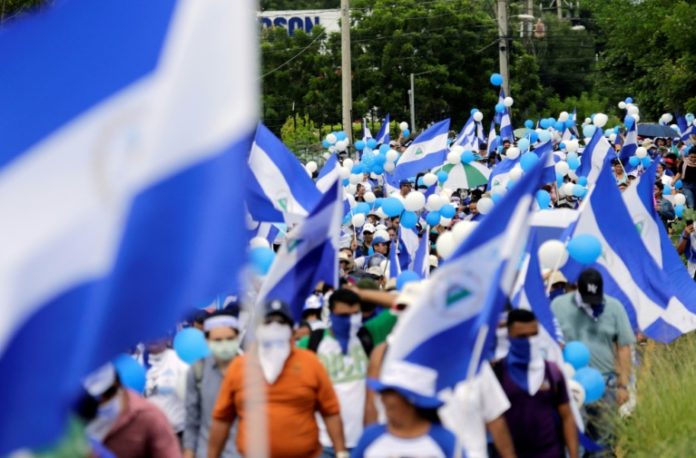 Miles protestan contra Ortega y por la liberación de detenidos en protestas de Nicaragua