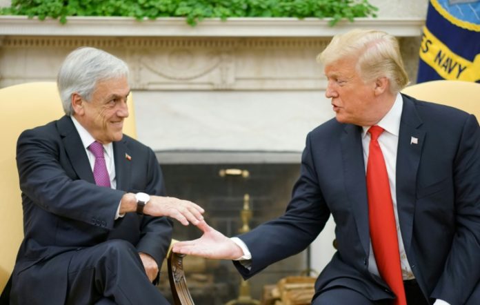 'Tenemos un diagnóstico compartido' sobre Venezuela, dice Piñera tras cita con Trump