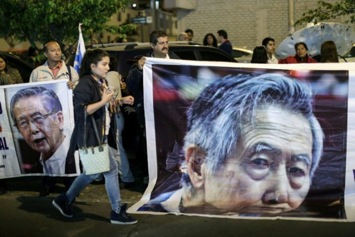 Fujimori dice que si vuelve a prisión será "una condena a muerte"