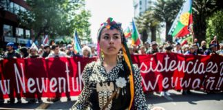 Marcha mapuche en Chile pide frenar las "violencias del capital"