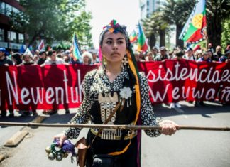 Marcha mapuche en Chile pide frenar las "violencias del capital"